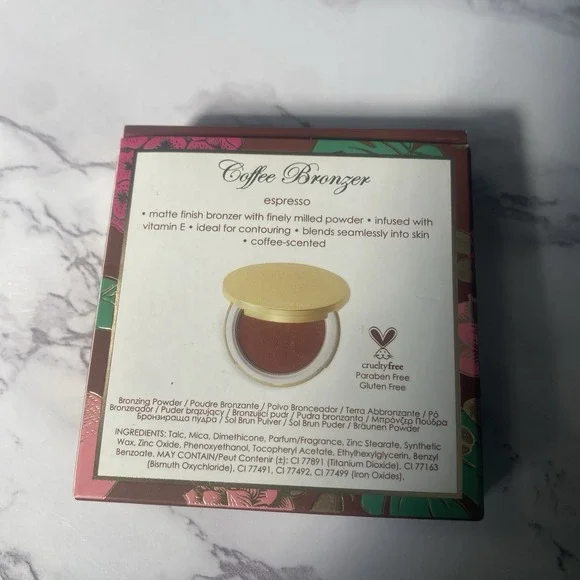 Winky Lux Coffee Bronzer ESPRESSO Matte Powder Compact Contouring Makeup New - Picture 9 of 9